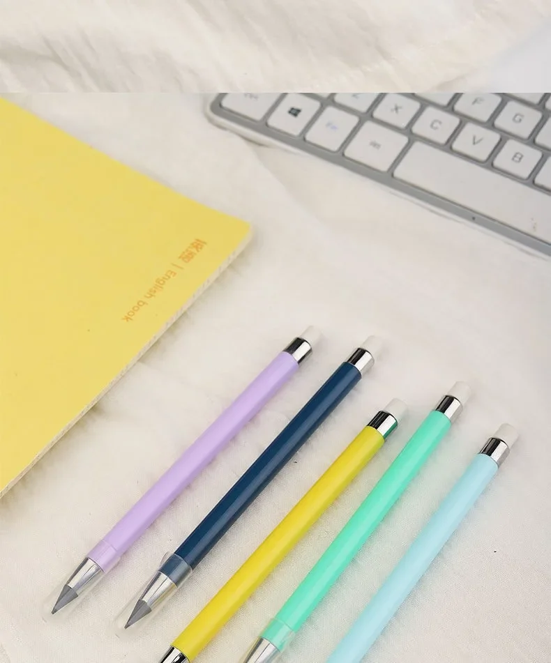 6/12 PCS/Set Infinity Pencils No Sharpening Eternity Pencils No Ink Kawaii Unlimited Pens Art School Office Supplies Stationery