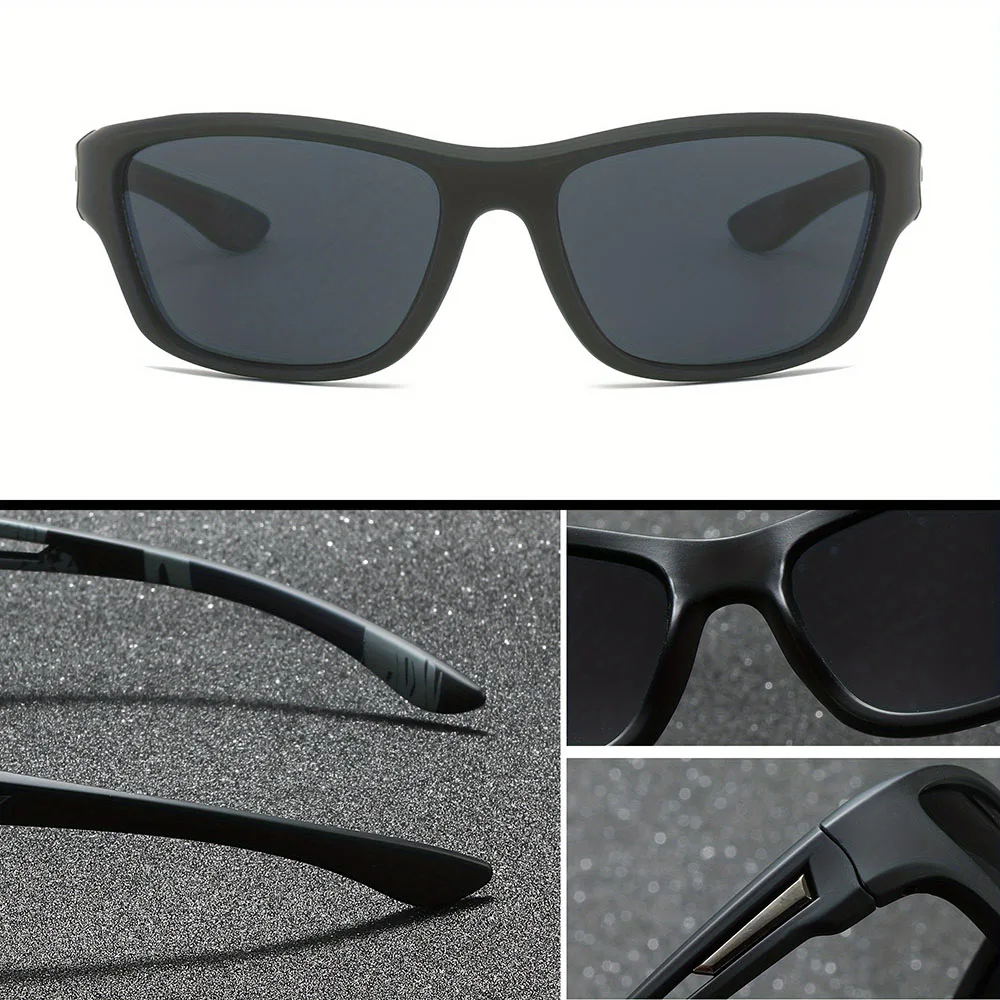 2pcs Polarized Wrap Around Sunglasses for Men and Women Fishing UV Protection Glasses Perfect for Outdoor Sports Travel Driving