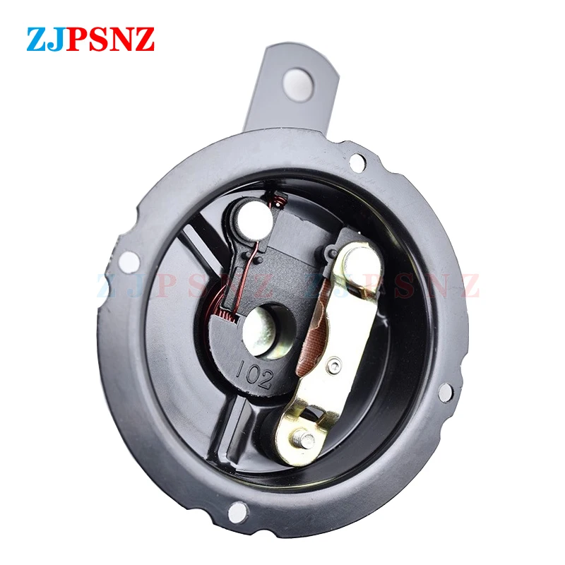 Universal Scooter Horn 6V 12V 24V 36V 48V 60V 72V E-Bikes Motorcycle Electric Horn Kits 110db Waterproof Round Loud Horn Speaker