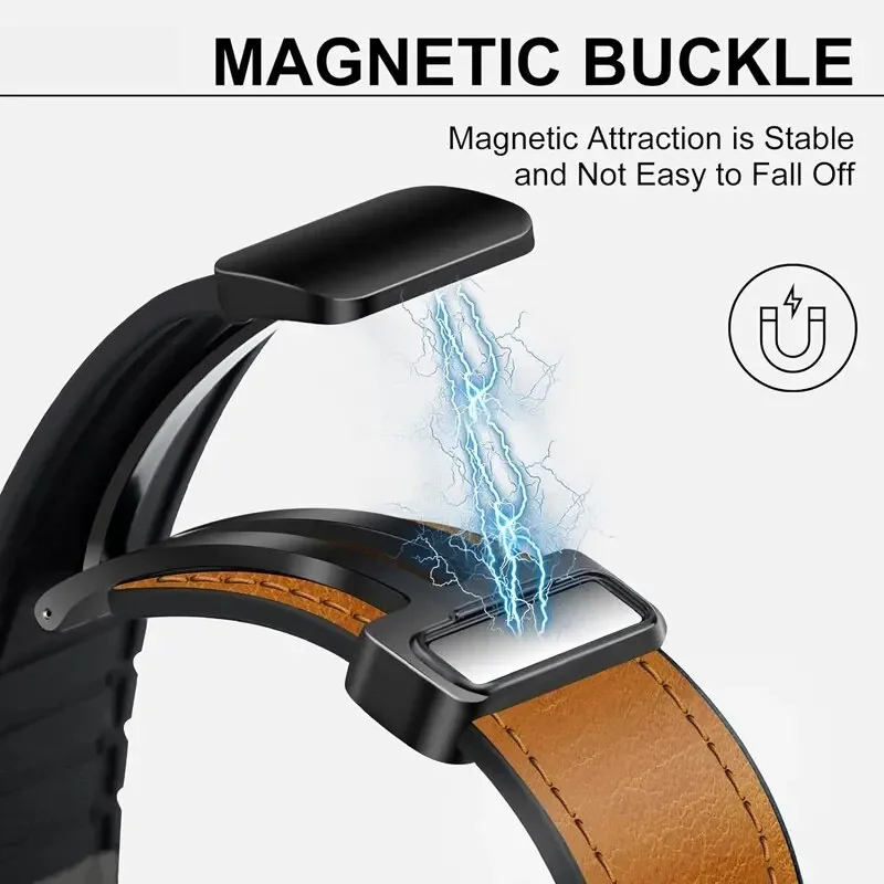 Leather Watch Bands For Apple Watch Band 44mm 40mm 49mm 45mm 41mm 38mm Bracelet IWatch Series 8 3 SE 6 7 Ultra Watch Strap