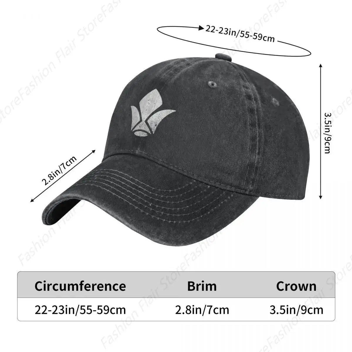 Tekkadan (Iron Blooded Orphans) Cowboy Hat Fashion Beach Sports Cap Hat Beach Military Cap Man Woman Men's