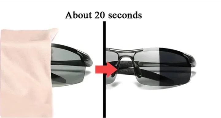 Day and Night Vision Sunglasses Polarized Smart Photochromic Sun Glasses for Man Woman Camping Fishing Driving Climbing Cycling