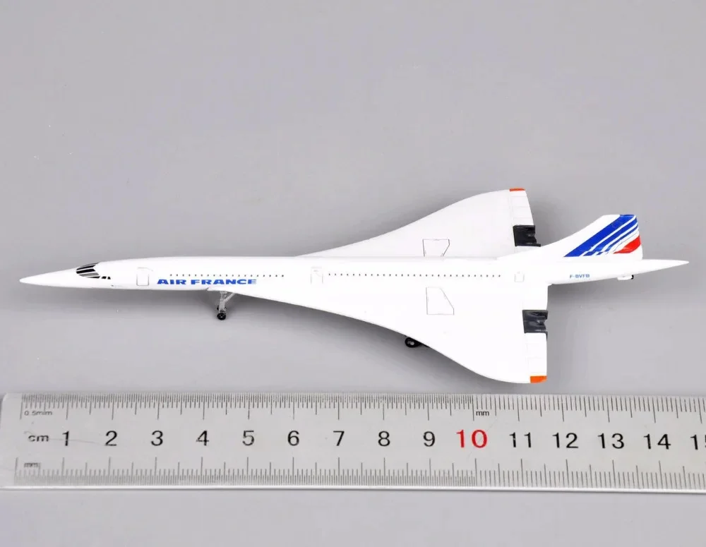 1:400 Scale Airplanes France 1976-2003 White Mini Diecast Metal Aircraft Model Gift Air plane Toys