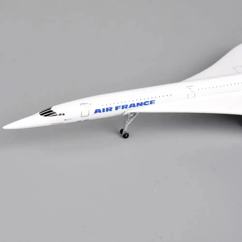 1:400 Scale Airplanes France 1976-2003 White Mini Diecast Metal Aircraft Model Gift Air plane Toys