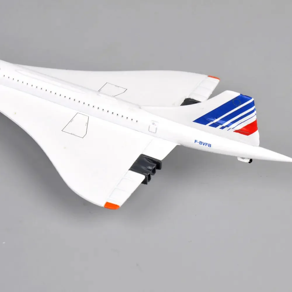 1:400 Scale Airplanes France 1976-2003 White Mini Diecast Metal Aircraft Model Gift Air plane Toys