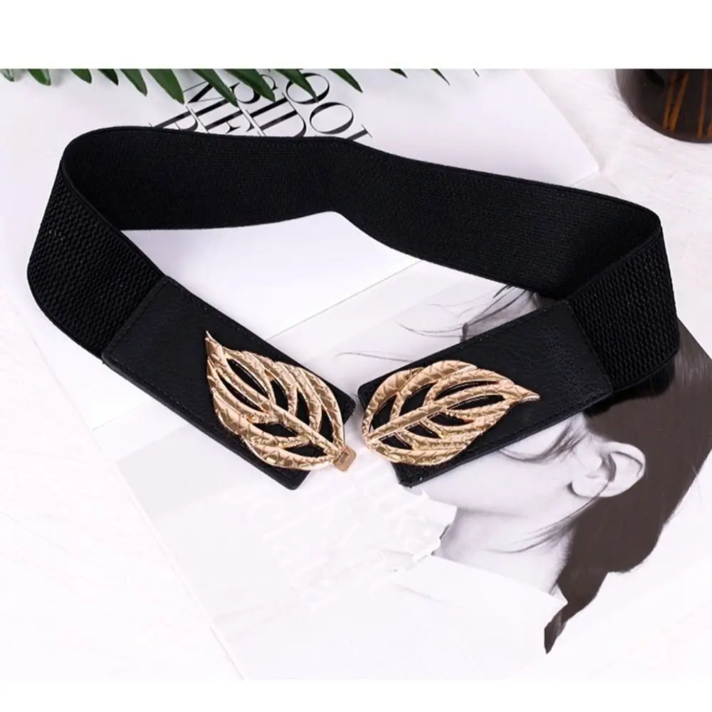 Women's Elastic Wide Waist Belt Stretchy Classic Cinch Belts Fashion Waistband For Dresses