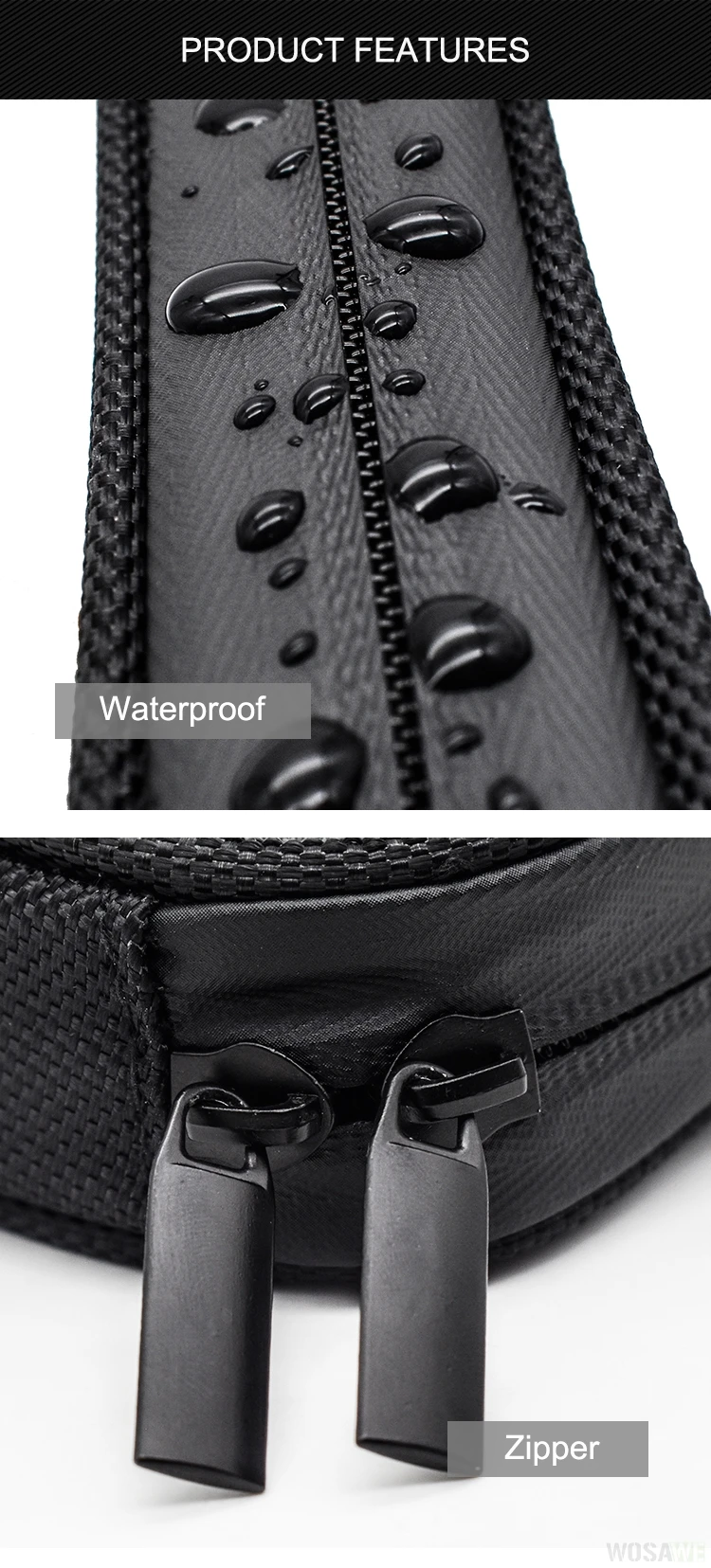 WOSAWE Motorcycle Fuel Tank Magnetic Mobile Phone Bag Waterproof Can connect to mobile phone GPS navigation box Bag