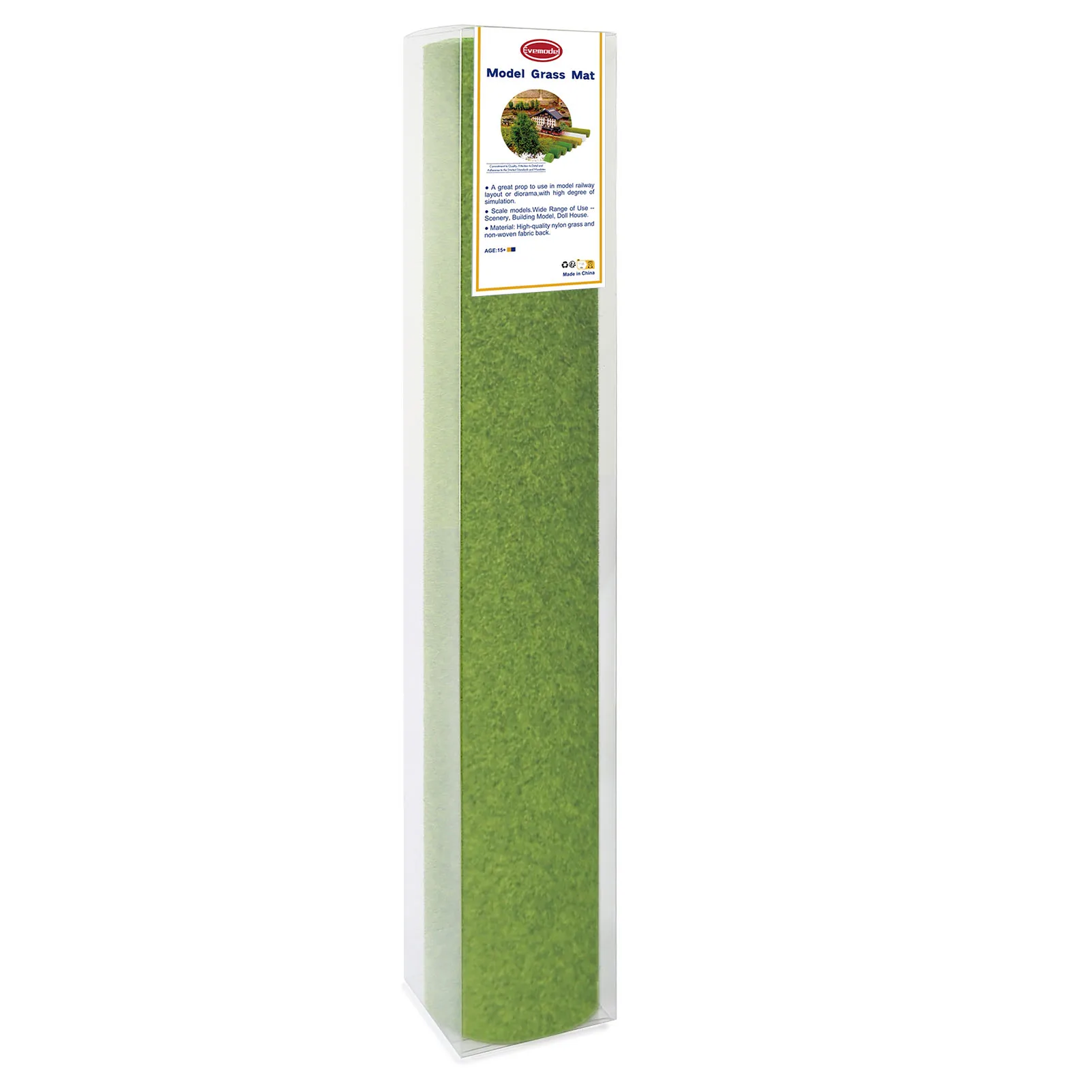 Evemodel 41cm*99cm Grass Mat 3mm 5mm 8mm Thick Artificial Lawn Carpet for DIY Project Model Architectural Layout