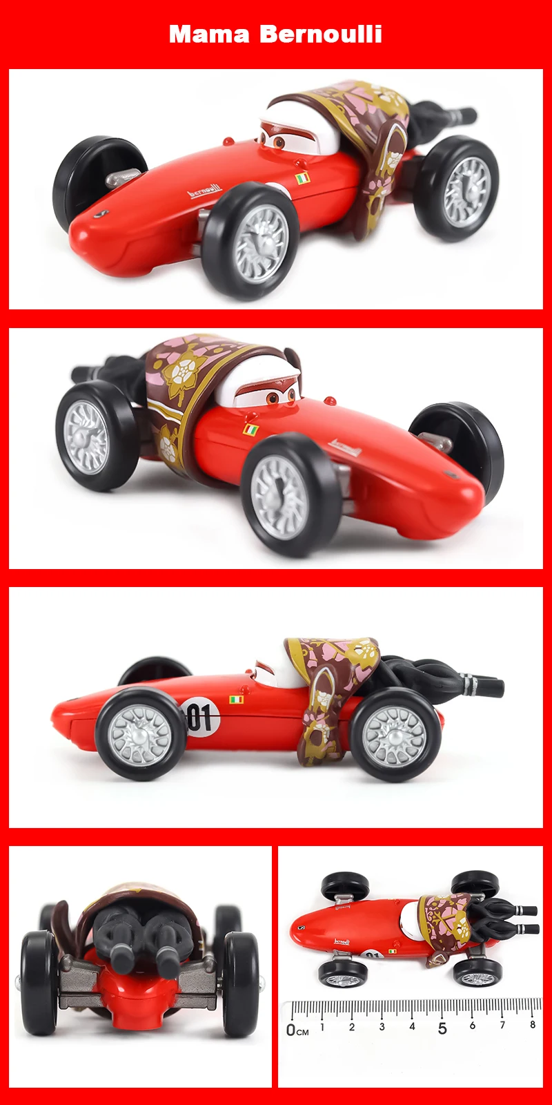Pixar Racing 3 Lightning McQueen Jackson Storm Saligidor White Police Die-Cast Metal 1:55 Alloy Model Toys Cars Gifts