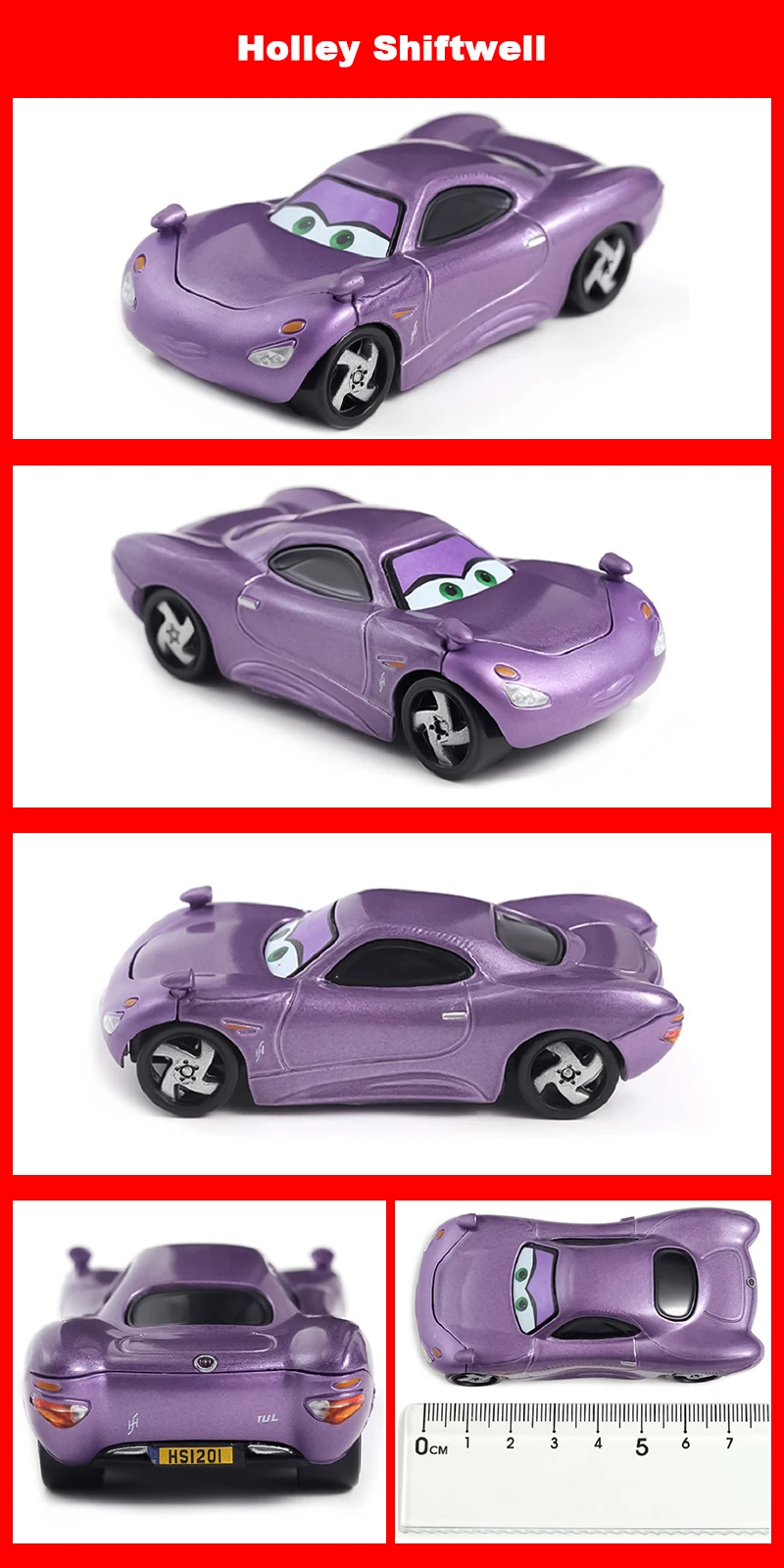 Pixar Racing 3 Lightning McQueen Jackson Storm Saligidor White Police Die-Cast Metal 1:55 Alloy Model Toys Cars Gifts