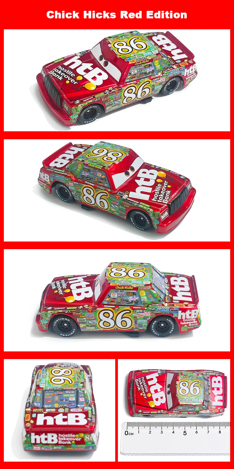 Pixar Racing 3 Lightning McQueen Jackson Storm Saligidor White Police Die-Cast Metal 1:55 Alloy Model Toys Cars Gifts