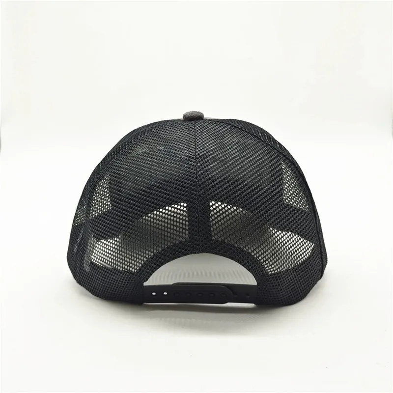 Unisex 5 Panel Mesh Suede Trucker Hat Custom Print Logo Men Baseball Cap Spring Summer Breathable Sports Hats Women Gorros