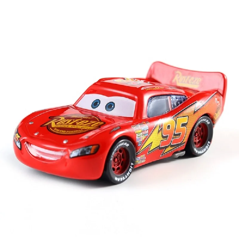 Cars 3 Disney Pixar Cars Metallic Finish Gold Chrome McQueen Metal Diecast Toy Car Lightning McQueen Children's Gift
