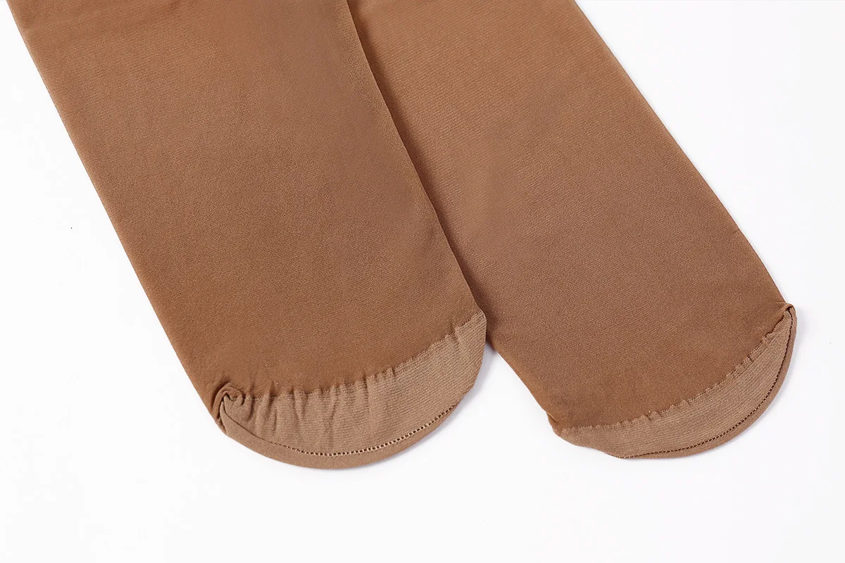 Women Plus Size 20 Denier Sheer Tights High Waist Nylon Pantyhose Super Elastic XL-4XL Large Size for Big Ladies 150kg/330lbs