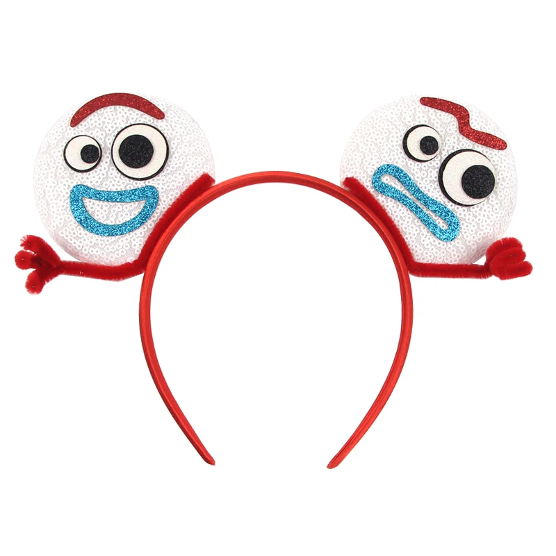 2026 Newest Cartoon Mouse Ears Headband Kid Adult Festival Party Sequin Bow Hairband Women Baby Girl Party Hair Accessories Gift