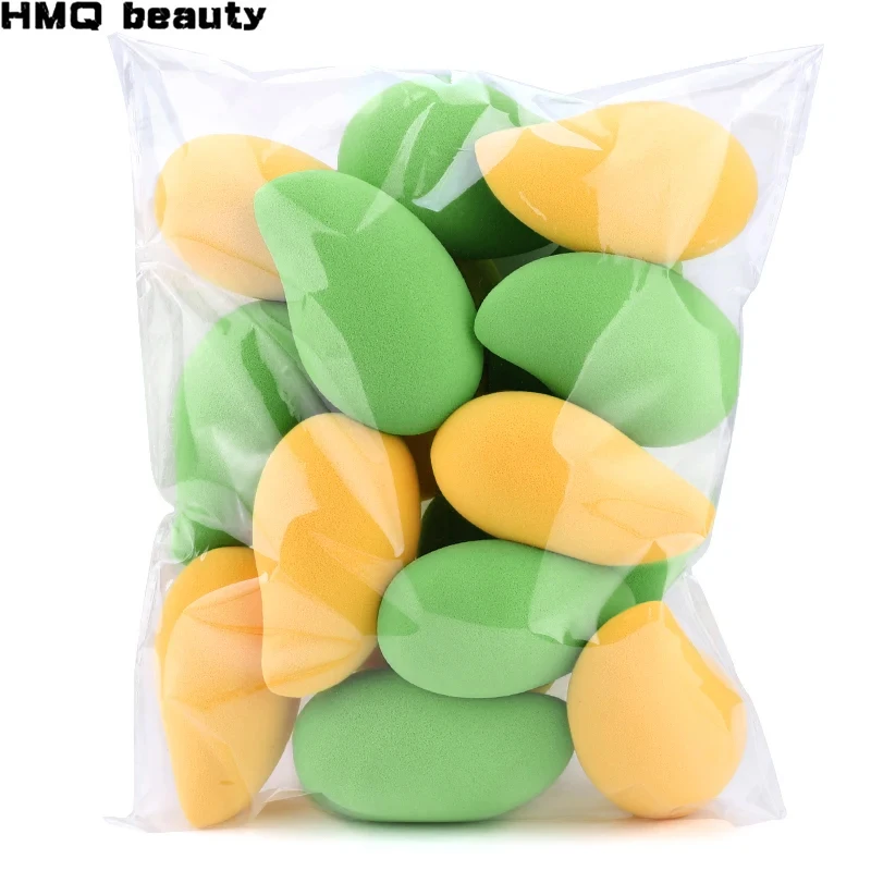 Wholesale Makeup Sponges Mango Shape Soft Beauty Powder Eggs Foundation Concealer Dry Wet Use Tools Cosmetic Cream Applicator