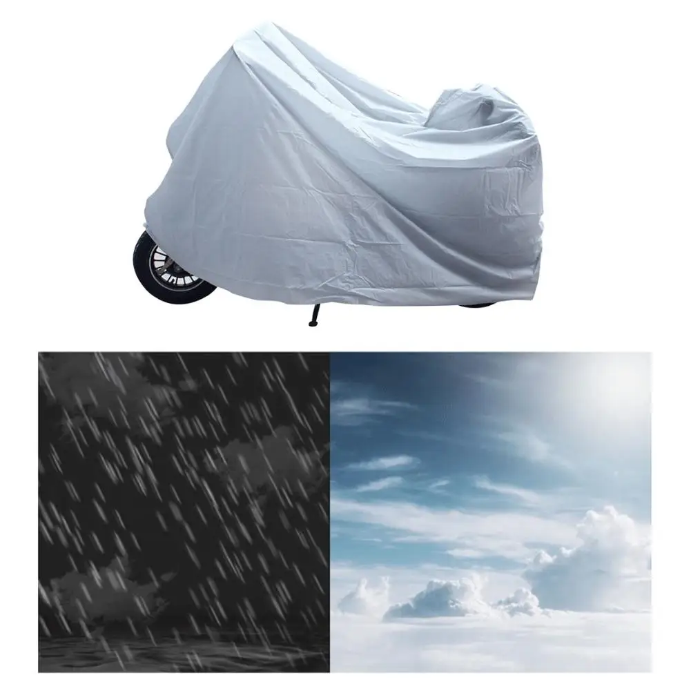 Motorcycle Protective Cover Outdoor Indoor Waterproof Sun Protection Dustroof UV Proof Bike Scooter Motorcycle Clothing Cover