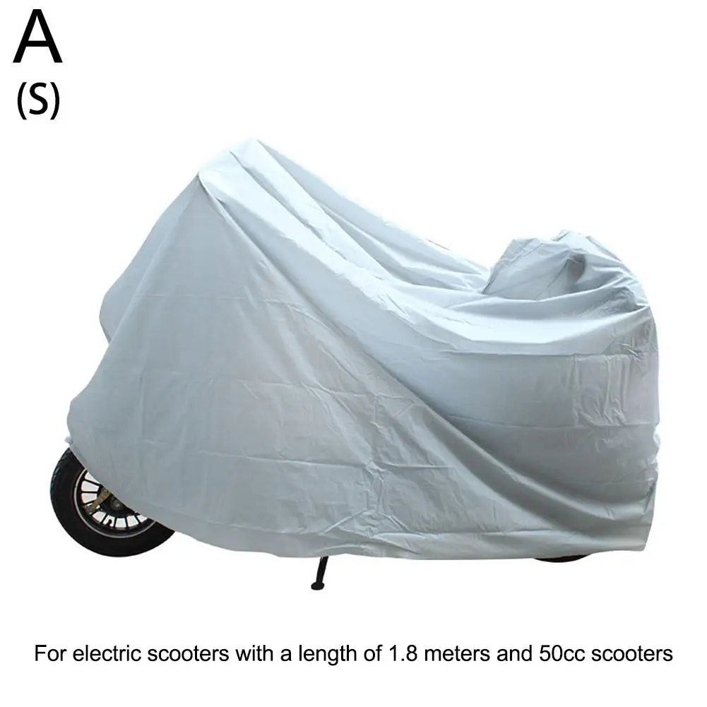 Motorcycle Protective Cover Outdoor Indoor Waterproof Sun Protection Dustroof UV Proof Bike Scooter Motorcycle Clothing Cover