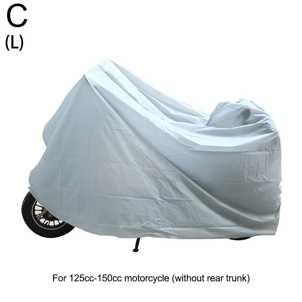 Motorcycle Protective Cover Outdoor Indoor Waterproof Sun Protection Dustroof UV Proof Bike Scooter Motorcycle Clothing Cover