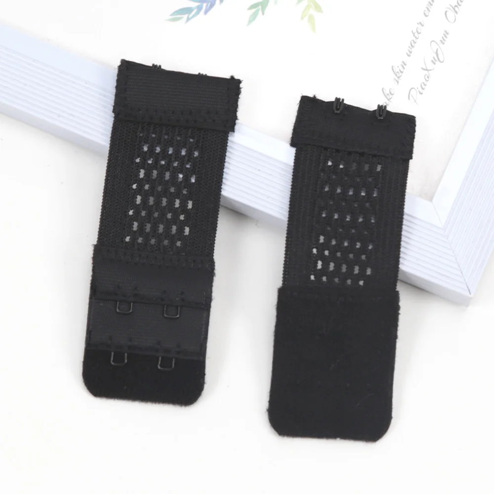 5PCS/set 2Rows 2Hooks Bra Extender for Women's Elastic Bra Extension Strap Hook Clasp Expander Adjustable Belt Buckle Underwear