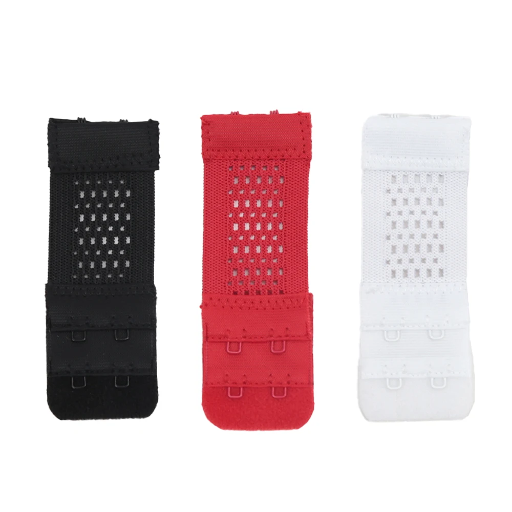 5PCS/set 2Rows 2Hooks Bra Extender for Women's Elastic Bra Extension Strap Hook Clasp Expander Adjustable Belt Buckle Underwear