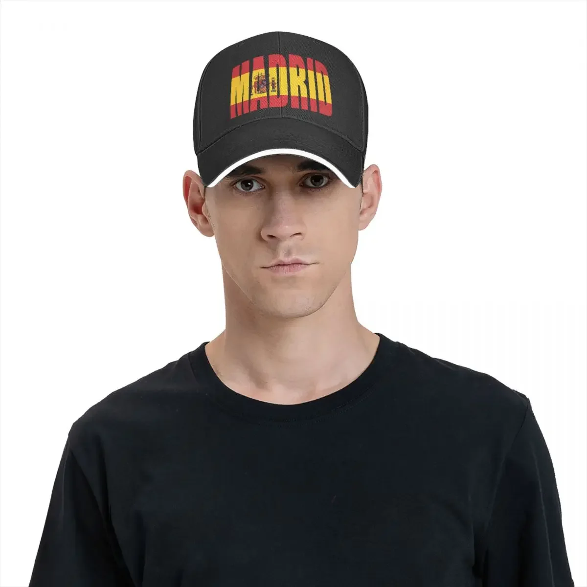 Madrid Baseball Cap The capital of Spain Trendy Trucker Hat Summer Unisex Outdoor Fashion Printed Snapback Cap