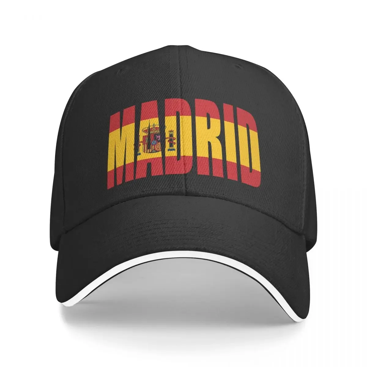 Madrid Baseball Cap The capital of Spain Trendy Trucker Hat Summer Unisex Outdoor Fashion Printed Snapback Cap