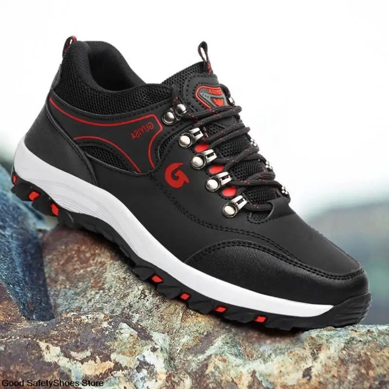 Steel Toe Shoes Men Work Safety Boots Sneakers Male Constrcution Puncture-Proof Work Safety Shoes Man Security Boots Work Shoes
