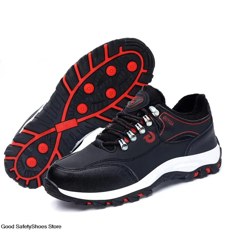 Steel Toe Shoes Men Work Safety Boots Sneakers Male Constrcution Puncture-Proof Work Safety Shoes Man Security Boots Work Shoes