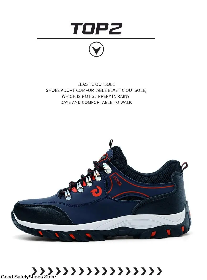 Steel Toe Shoes Men Work Safety Boots Sneakers Male Constrcution Puncture-Proof Work Safety Shoes Man Security Boots Work Shoes