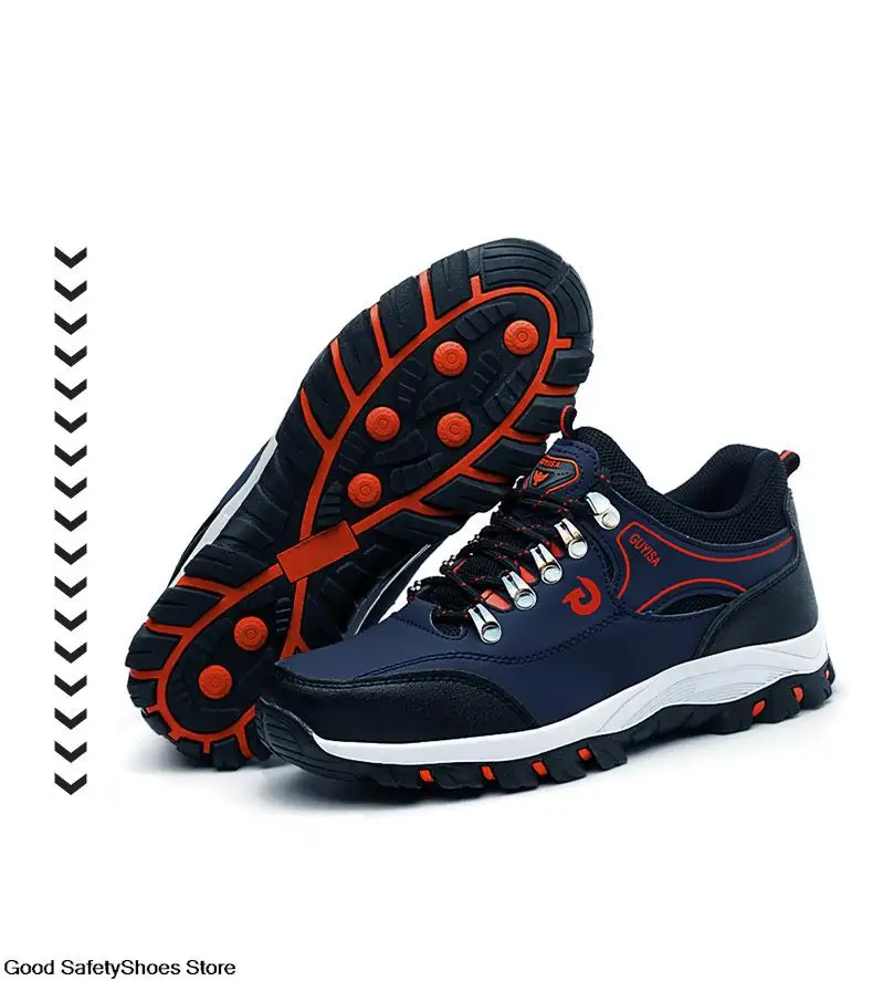 Steel Toe Shoes Men Work Safety Boots Sneakers Male Constrcution Puncture-Proof Work Safety Shoes Man Security Boots Work Shoes