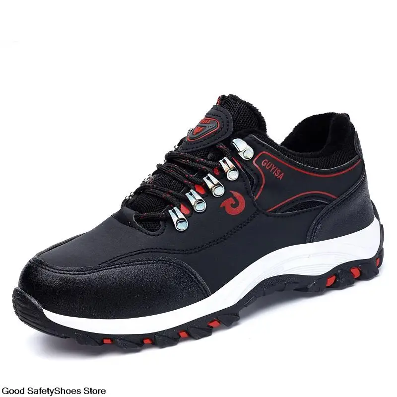 Steel Toe Shoes Men Work Safety Boots Sneakers Male Constrcution Puncture-Proof Work Safety Shoes Man Security Boots Work Shoes