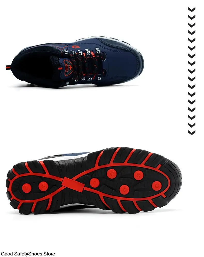 Steel Toe Shoes Men Work Safety Boots Sneakers Male Constrcution Puncture-Proof Work Safety Shoes Man Security Boots Work Shoes