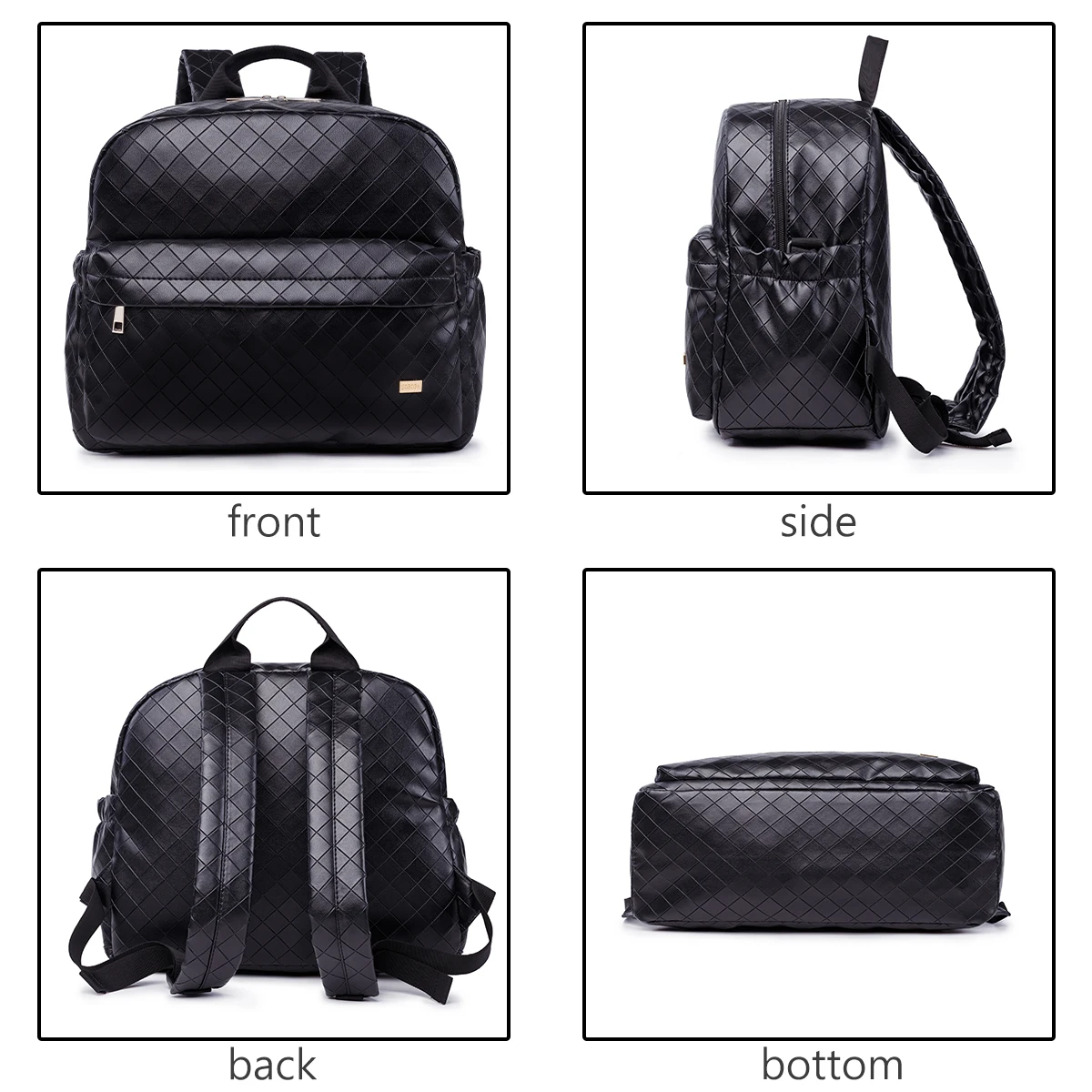 Fashion Diaper Bag for Newborn Baby Waterproof Light Weight Protable Mommy Diaper Backpack for Quick Outing Nappy Changing Bag