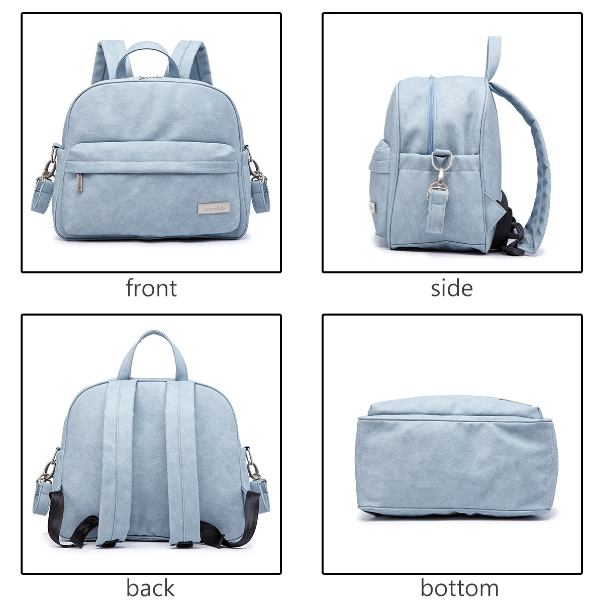 Fashion Diaper Bag for Newborn Baby Waterproof Light Weight Protable Mommy Diaper Backpack for Quick Outing Nappy Changing Bag