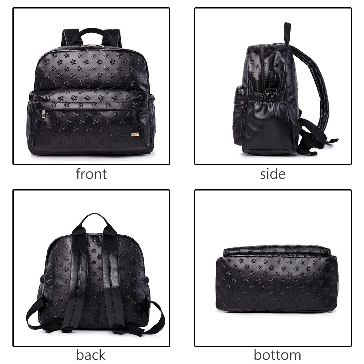 Fashion Diaper Bag for Newborn Baby Waterproof Light Weight Protable Mommy Diaper Backpack for Quick Outing Nappy Changing Bag
