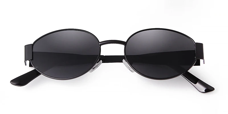 SORVINO Retro Metal Frame Oval Sunglasses Luxury Fashion Brand Female Sun Glasses for Women Men Punk Unisex Stylish Shades UV400