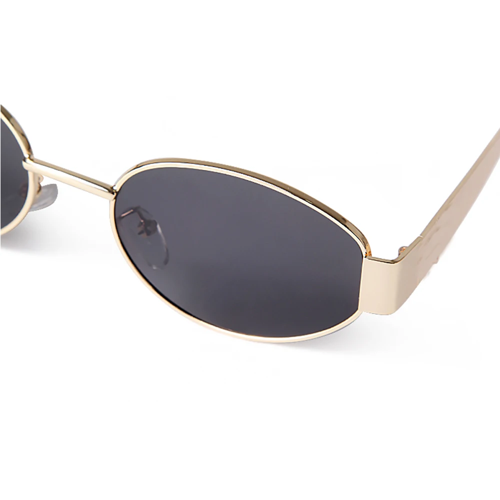 SORVINO Retro Metal Frame Oval Sunglasses Luxury Fashion Brand Female Sun Glasses for Women Men Punk Unisex Stylish Shades UV400