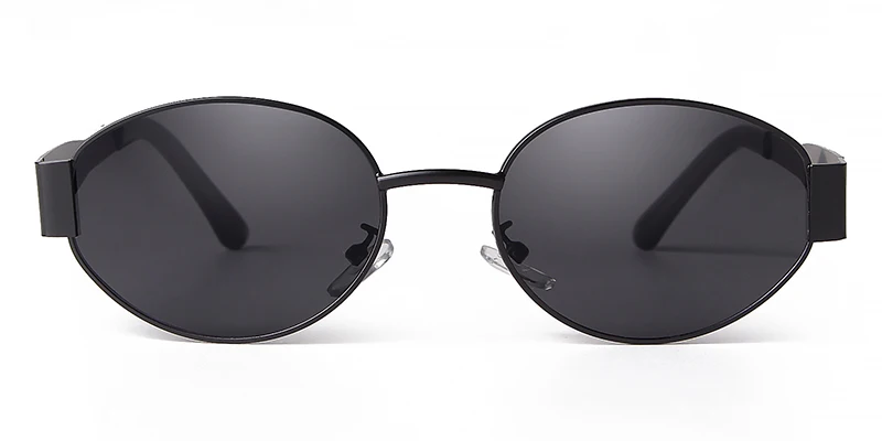 SORVINO Retro Metal Frame Oval Sunglasses Luxury Fashion Brand Female Sun Glasses for Women Men Punk Unisex Stylish Shades UV400