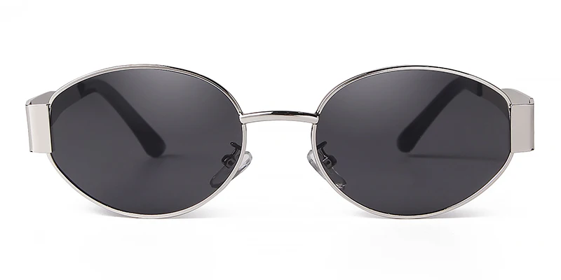 SORVINO Retro Metal Frame Oval Sunglasses Luxury Fashion Brand Female Sun Glasses for Women Men Punk Unisex Stylish Shades UV400