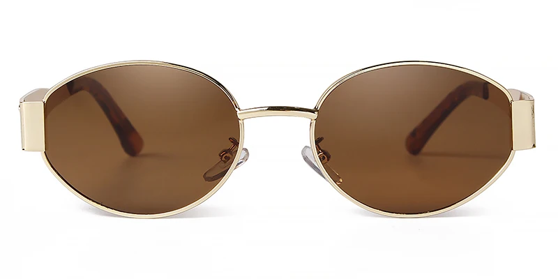 SORVINO Retro Metal Frame Oval Sunglasses Luxury Fashion Brand Female Sun Glasses for Women Men Punk Unisex Stylish Shades UV400