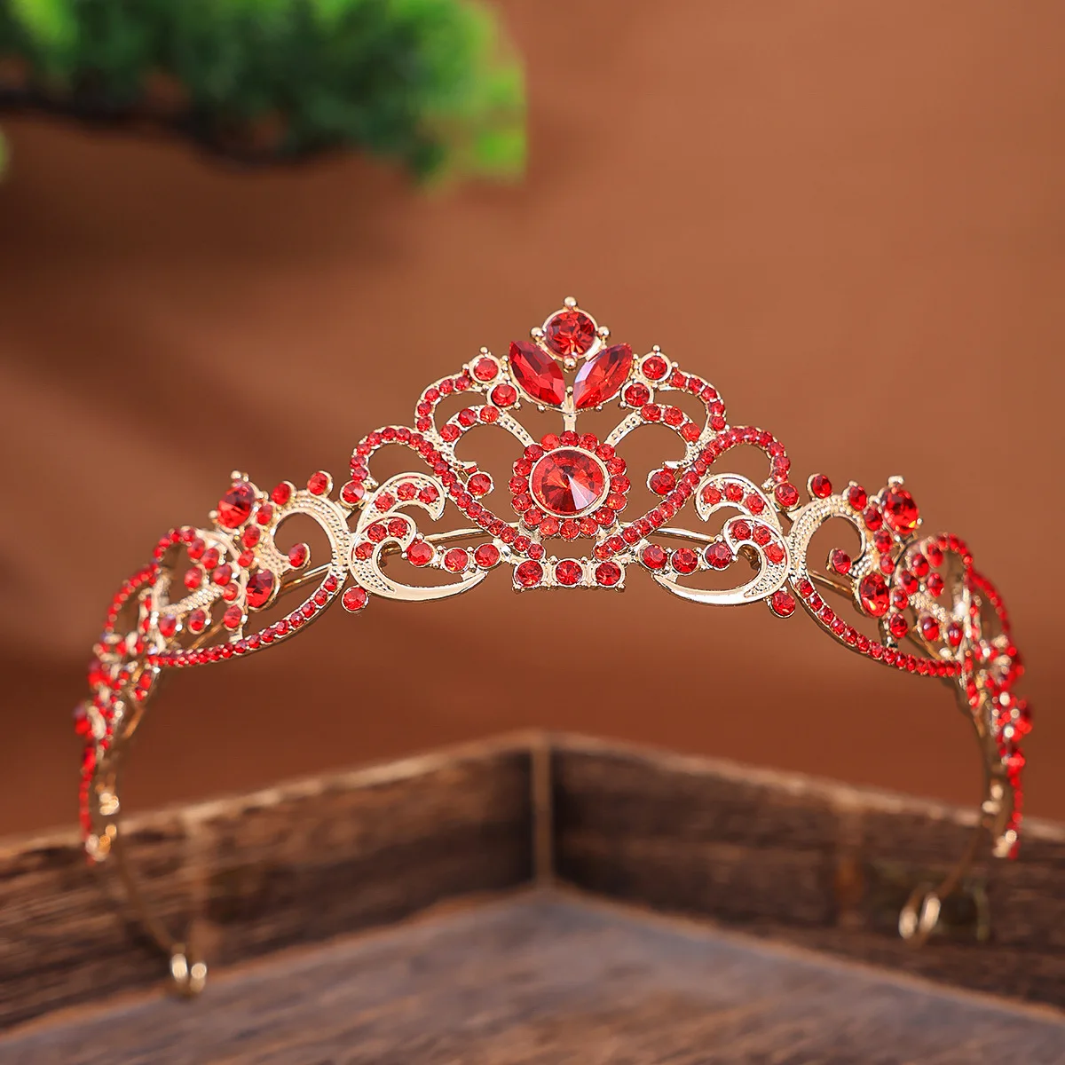 Gold/Silver Color Crystal Crown Princess Tiara for Girls Women Hair Dress Accessories Party Birthday Crown Headwear Jewelry