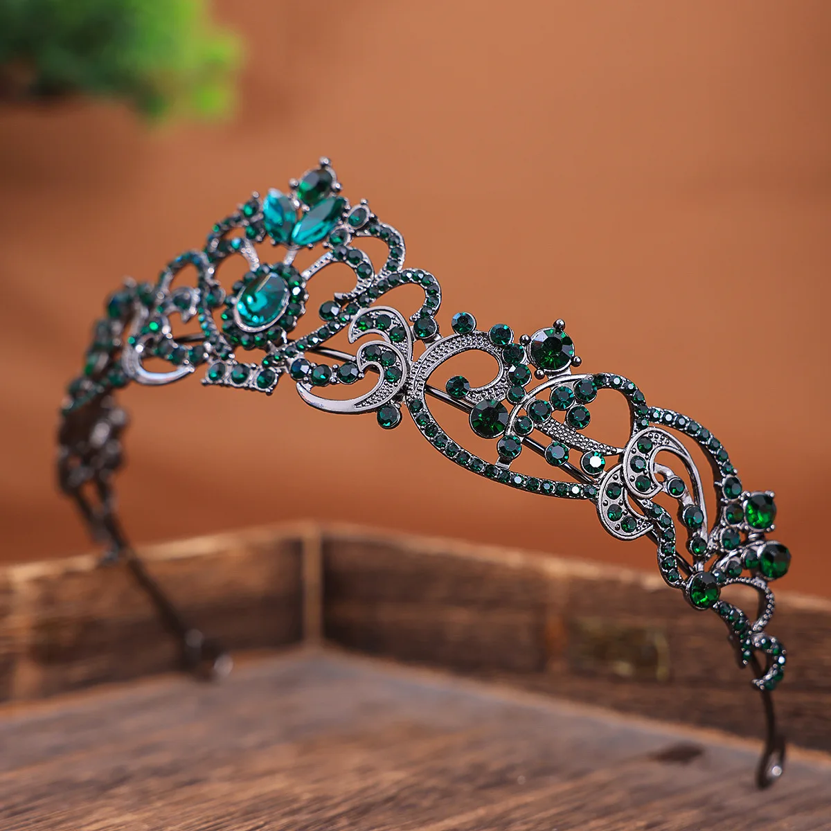 Gold/Silver Color Crystal Crown Princess Tiara for Girls Women Hair Dress Accessories Party Birthday Crown Headwear Jewelry