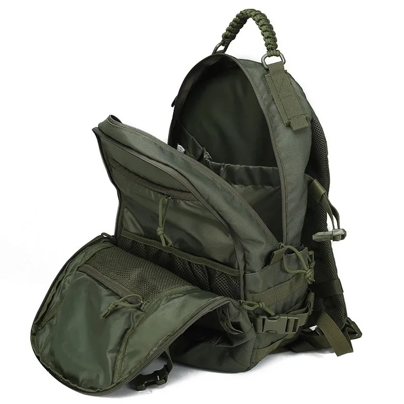 35L Outdoor Backpack Waterproof Camouflage Camping Hiking Backpack Large Wear-Resistant Sports Bag