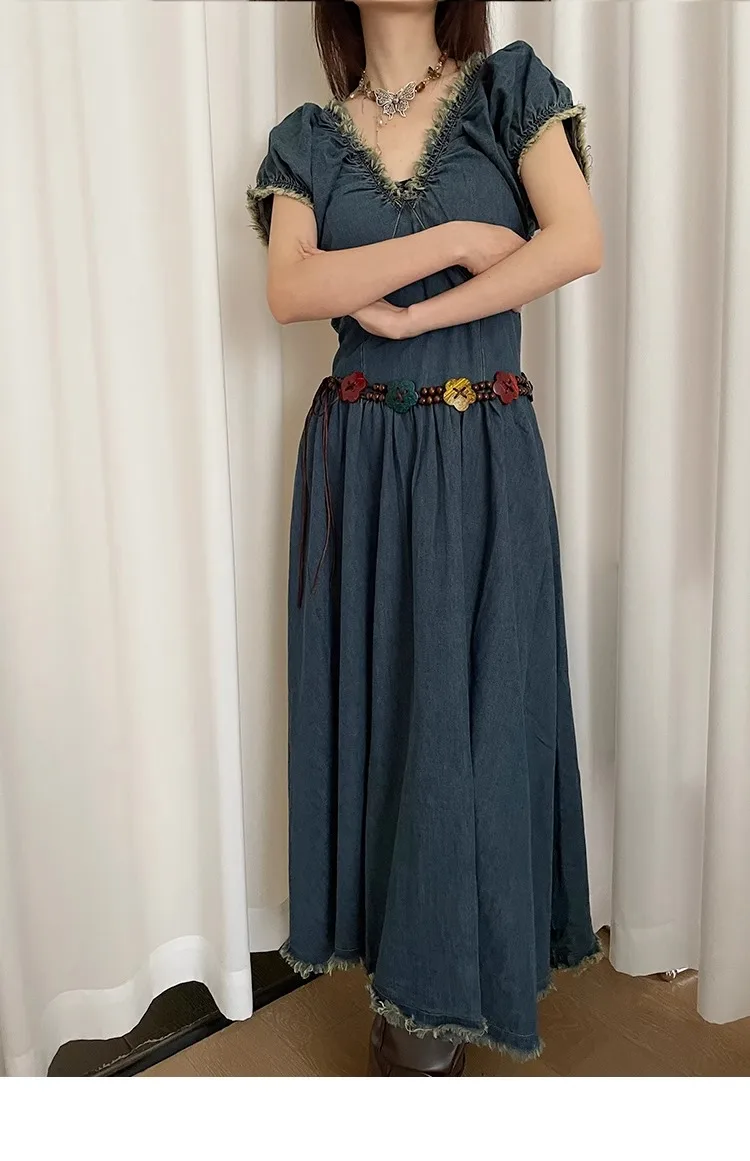 Retro Do Old Sweet Wind Belt Female Minority Lovely Flower National Wind With Skirt Dress Decorative Waist Rope Tide