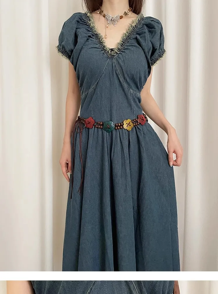 Retro Do Old Sweet Wind Belt Female Minority Lovely Flower National Wind With Skirt Dress Decorative Waist Rope Tide