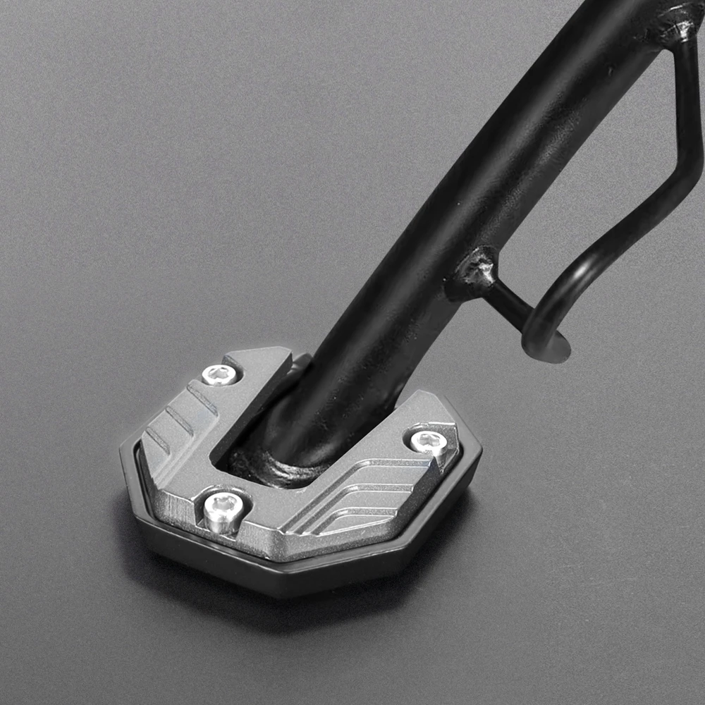 Universal Scooter Motorcycle Bike Kickstand Extender Foot Side Stand Extension Pad Support Plate Anti-skid Enlarged Base