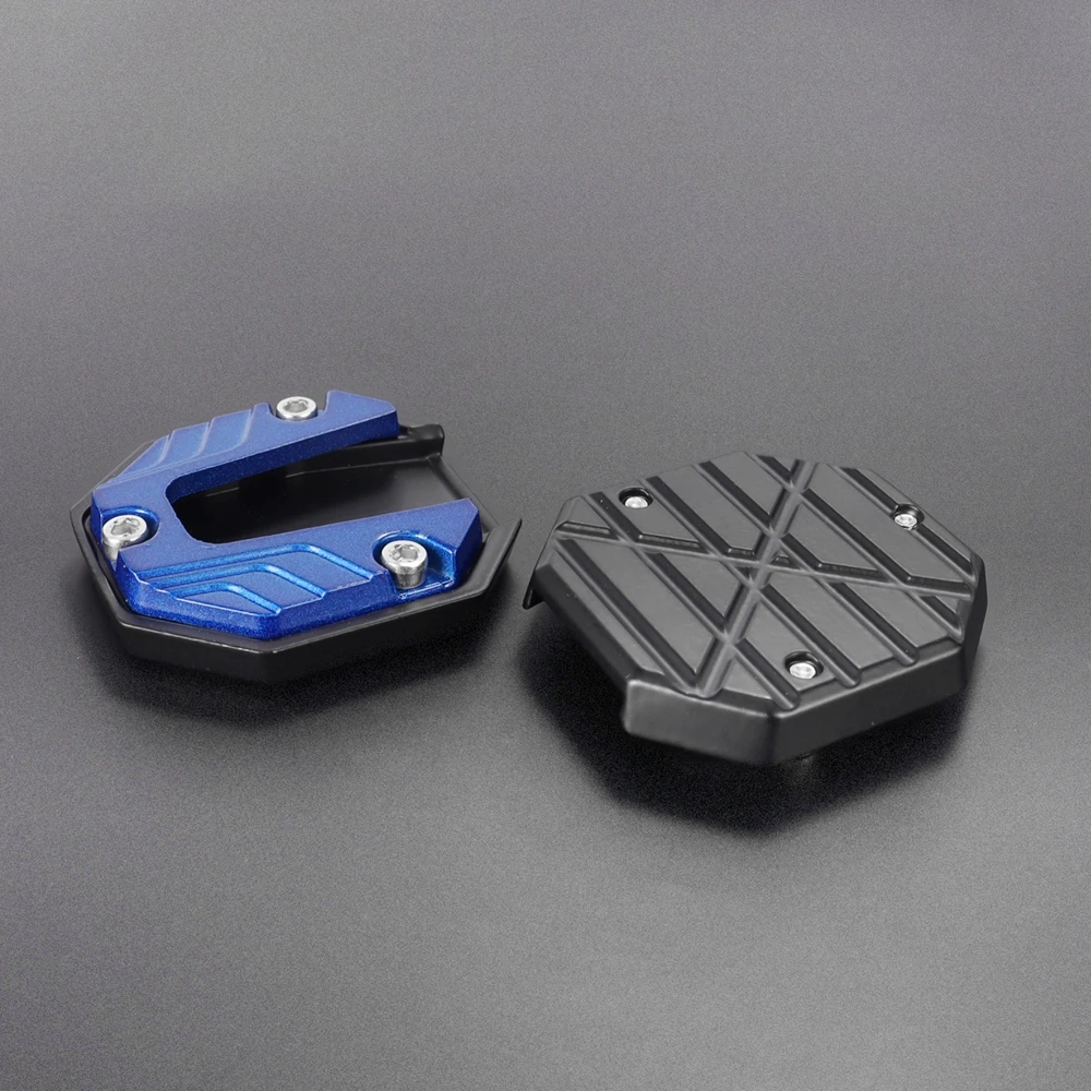 Universal Scooter Motorcycle Bike Kickstand Extender Foot Side Stand Extension Pad Support Plate Anti-skid Enlarged Base