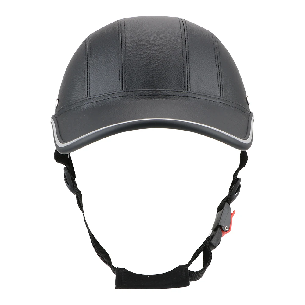 Baseball Cap Style Safety Hard Hat For Cafe Racer Chopper Scooter Motorcycle Half Helmet