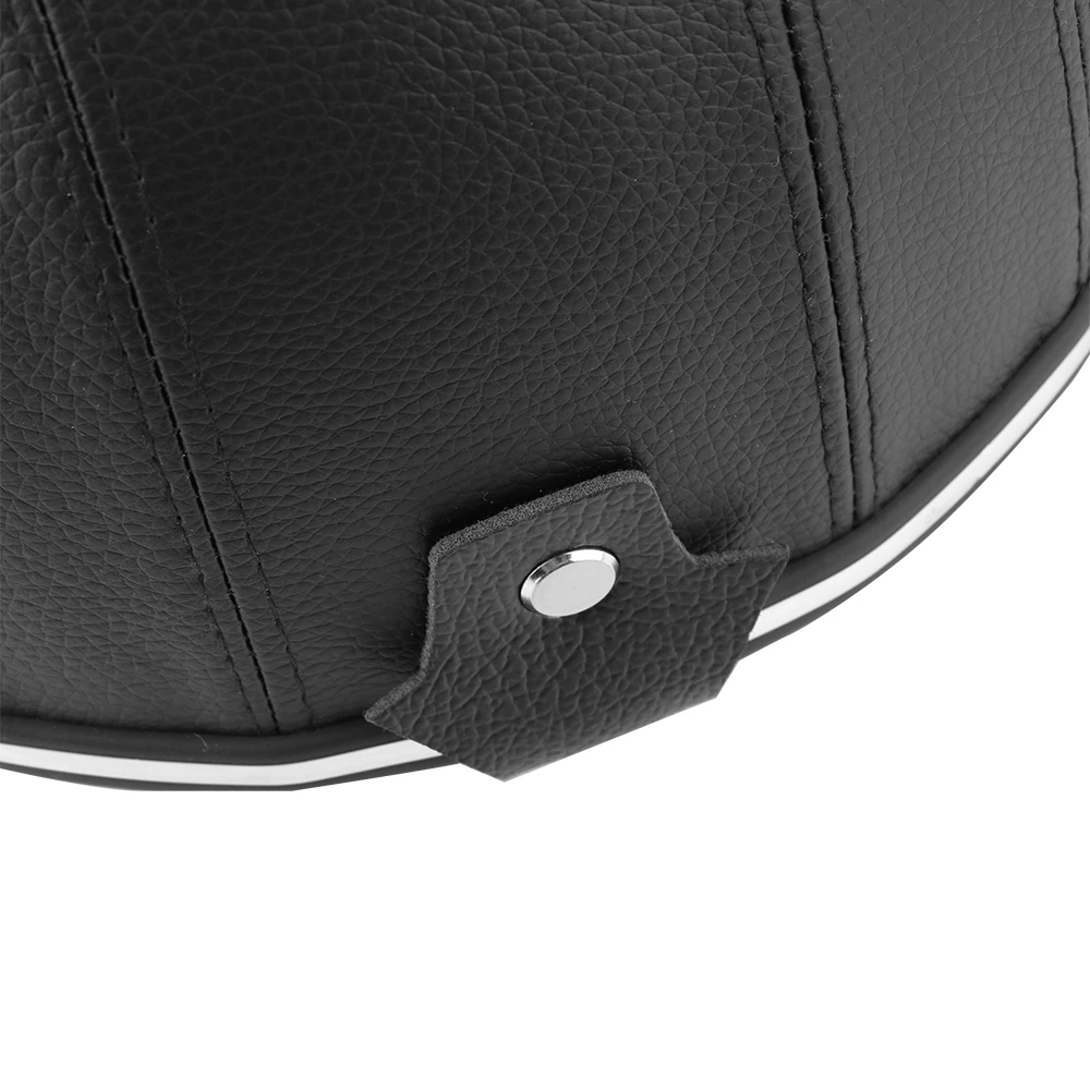 Baseball Cap Style Safety Hard Hat For Cafe Racer Chopper Scooter Motorcycle Half Helmet